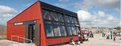 The new visitor and education centre at Titan Clydebank
